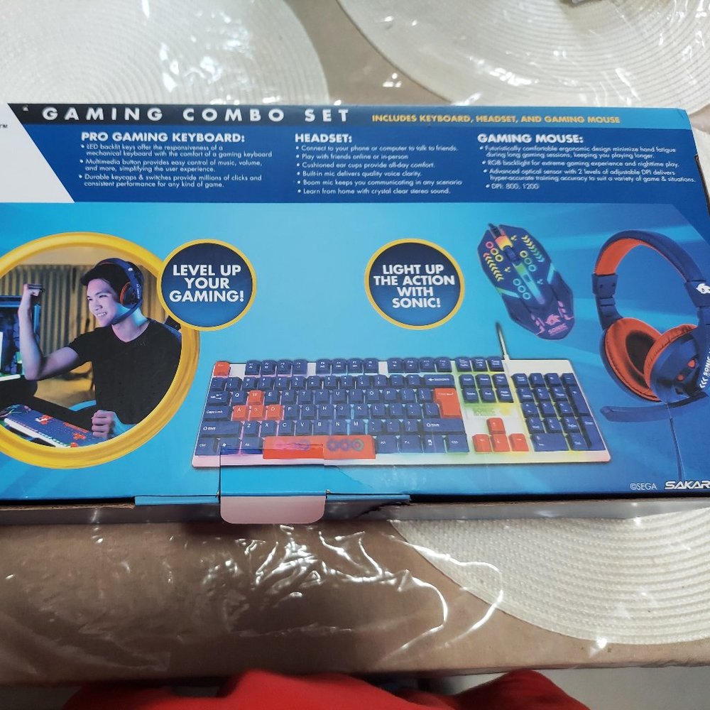 SONIC GAMING COMBO SET